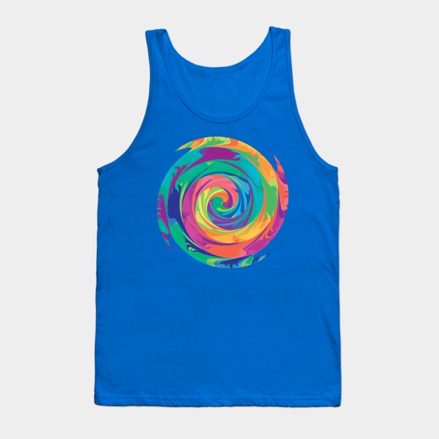 Rainbow Spiral 2 Tank Top by Bellewood222